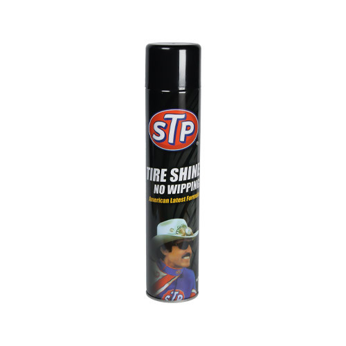 اسپری گازی براق کننده و محافظت کننده لاستیک اس تی پی ( STP )، حجم 650 میلی لیتر